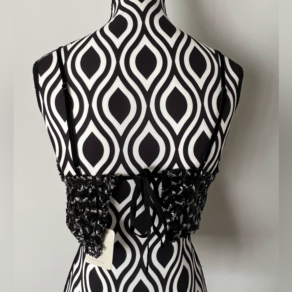 NWT Free People Night Shine Sequin Brami - Picture 5 of 12